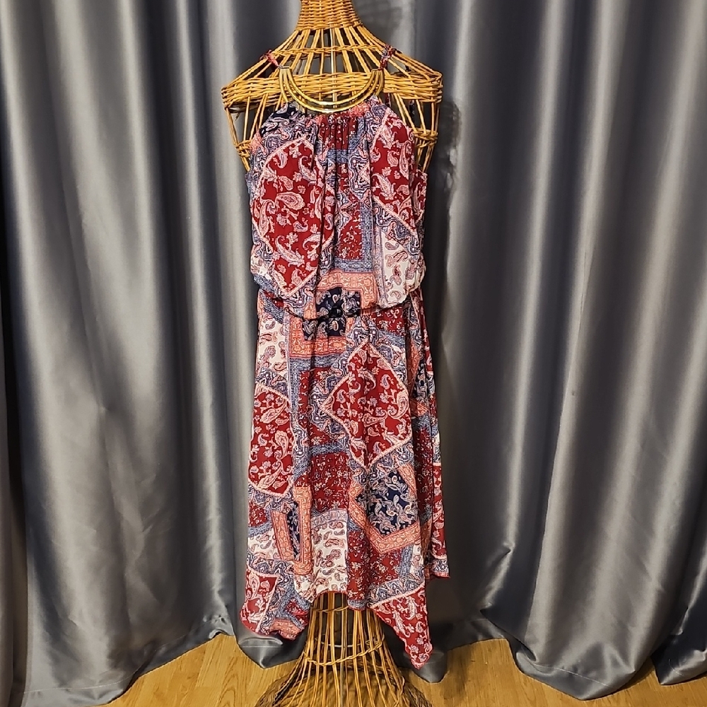 No Boundaries Paisley Halter Dress